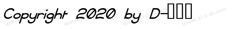 Copyright 2020 by D字体转换